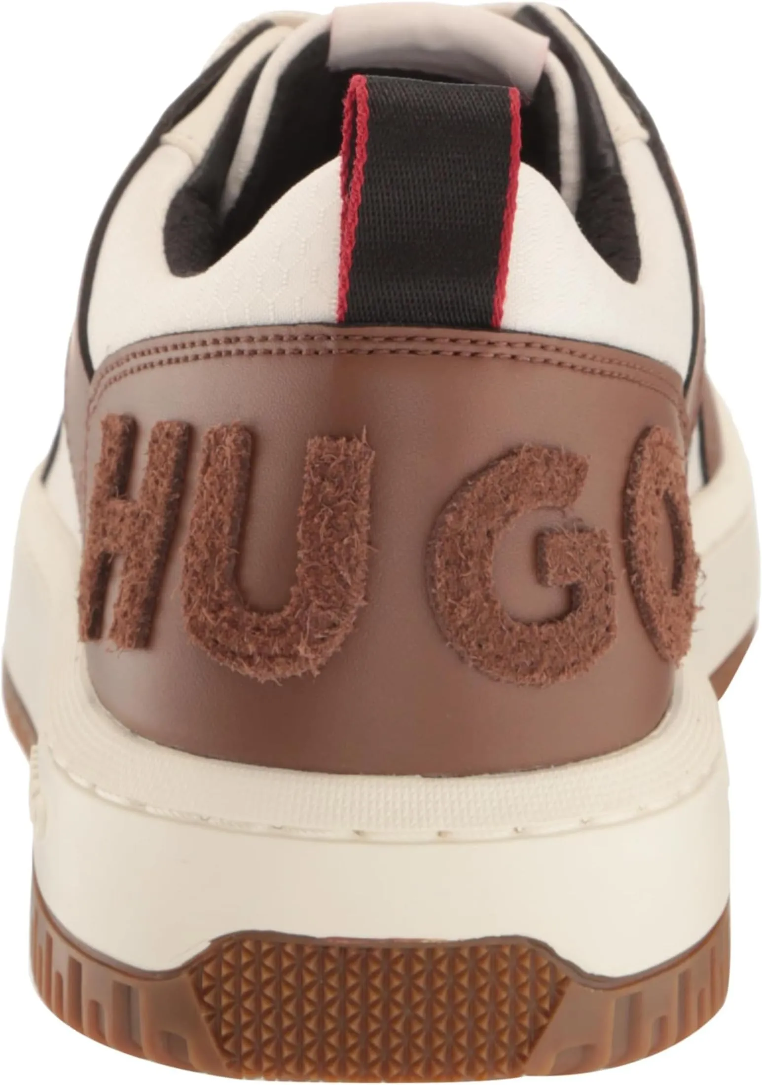 Kilian Mix Material Tennis Sneaker HUGO, Open Brown