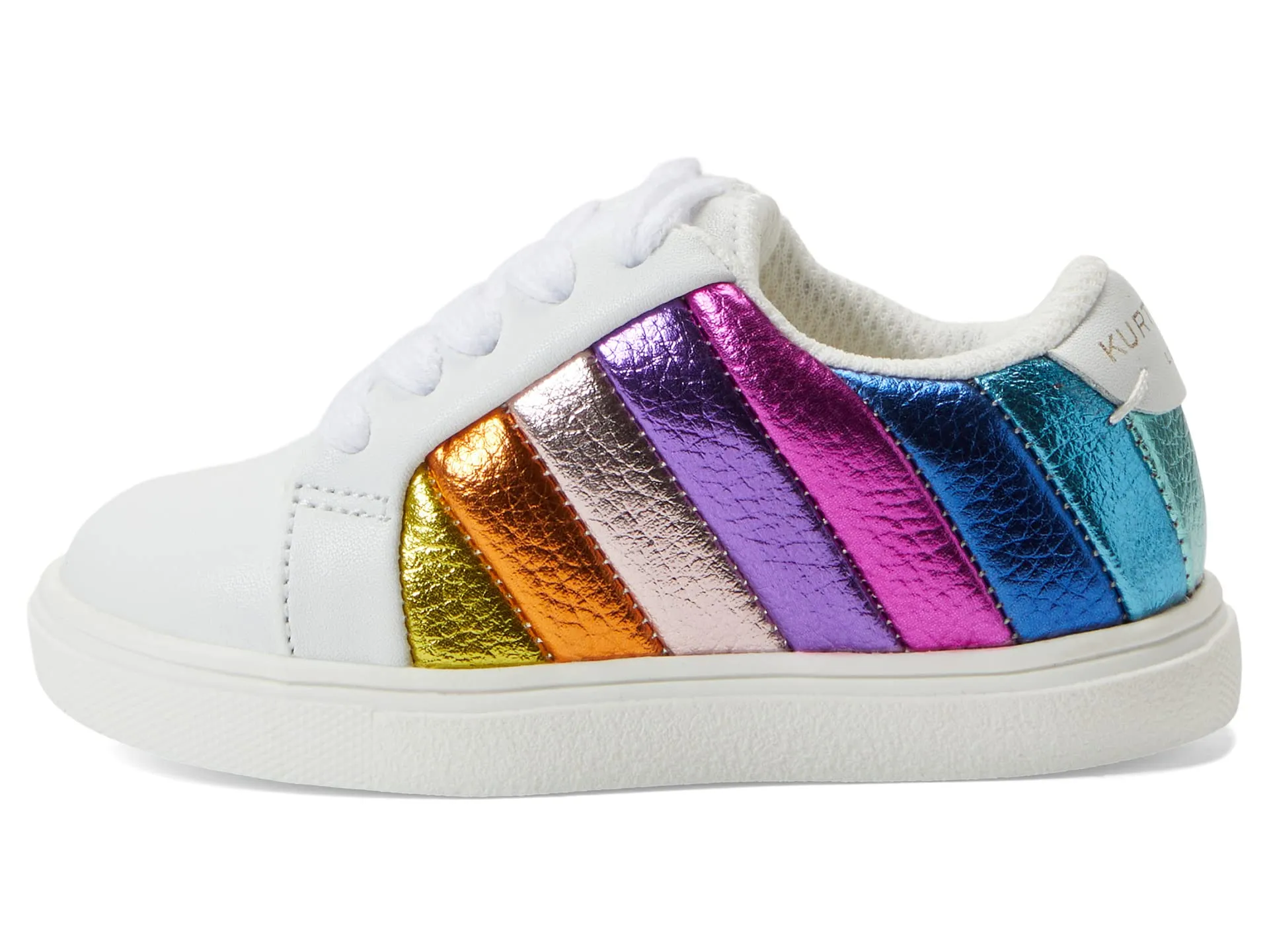 Kurt Geiger London Kids Mini Lane Stripe sneakers (Toddler), white