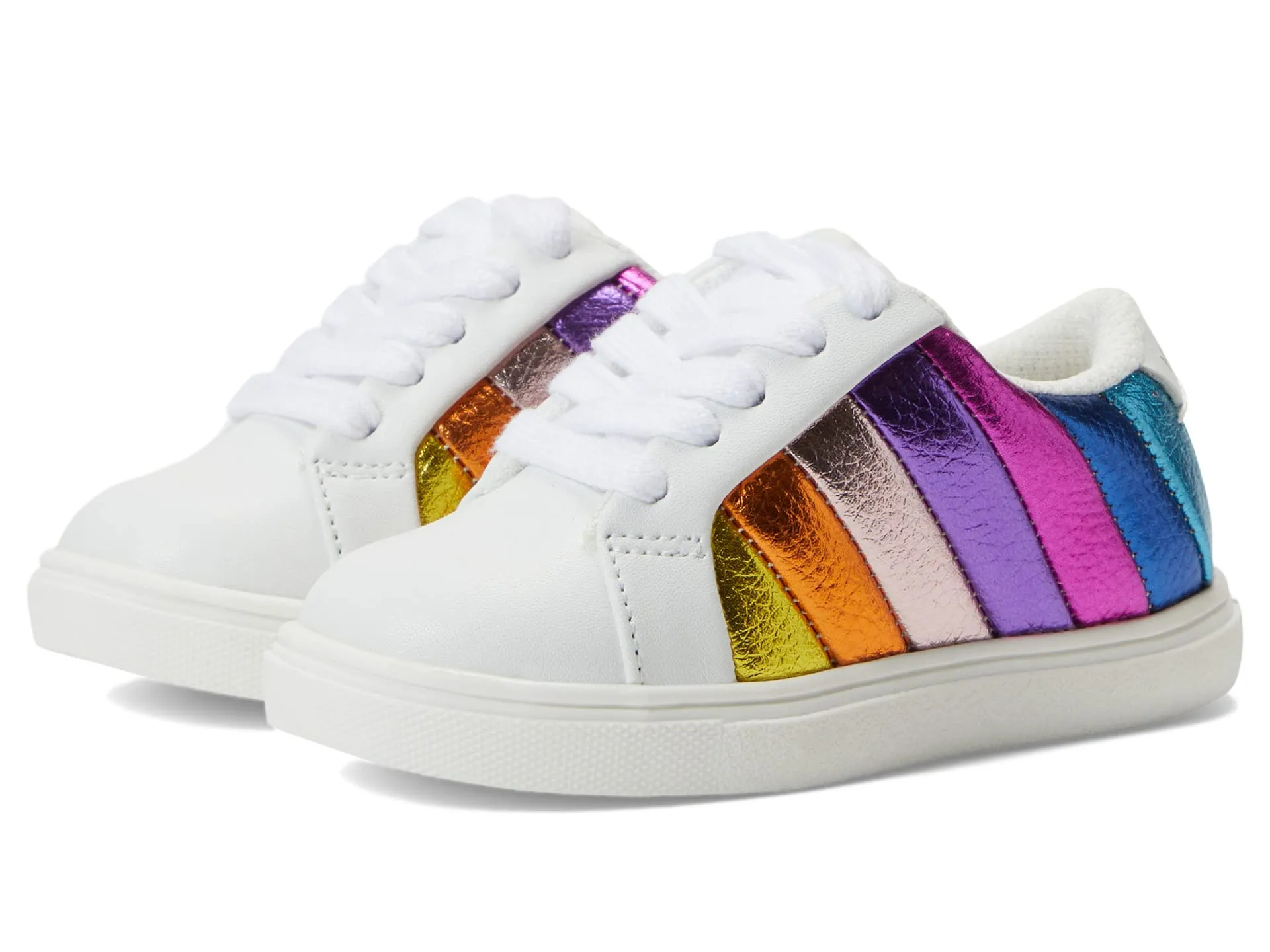 Kurt Geiger London Kids Mini Lane Stripe sneakers (Toddler), white
