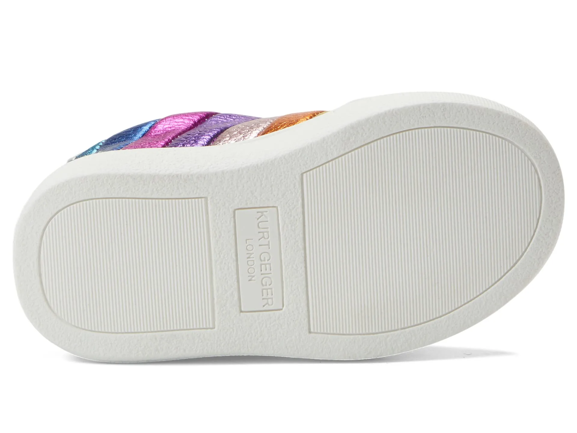 Kurt Geiger London Kids Mini Lane Stripe sneakers (Toddler), white