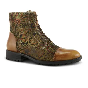 L'Artiste Berger Ankle Boot (Men) - Tan Multi