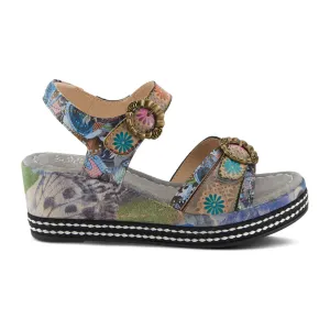 L'Artiste Flavour Wedge Sandal (Women) - Grey Multi