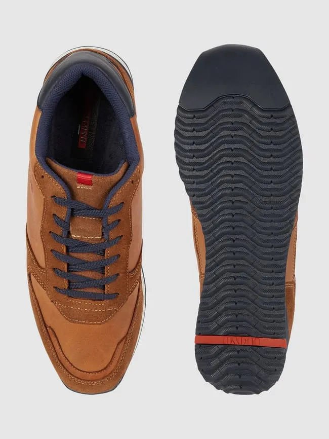 Leather sneakers model "Edmond" Lloyd, cognac color
