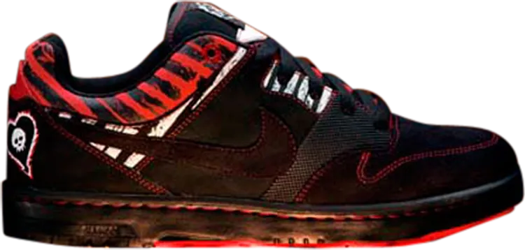 Limited Edition Nike Alkaline Trio x Air Zoom Cush Premium 6.0 'Heart and Soul' Black
