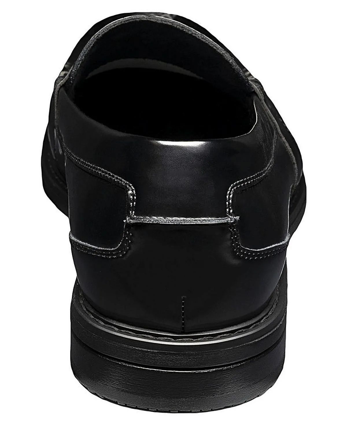 Lincoln Men's Penny Loafers moc toe Nunn Bush Black