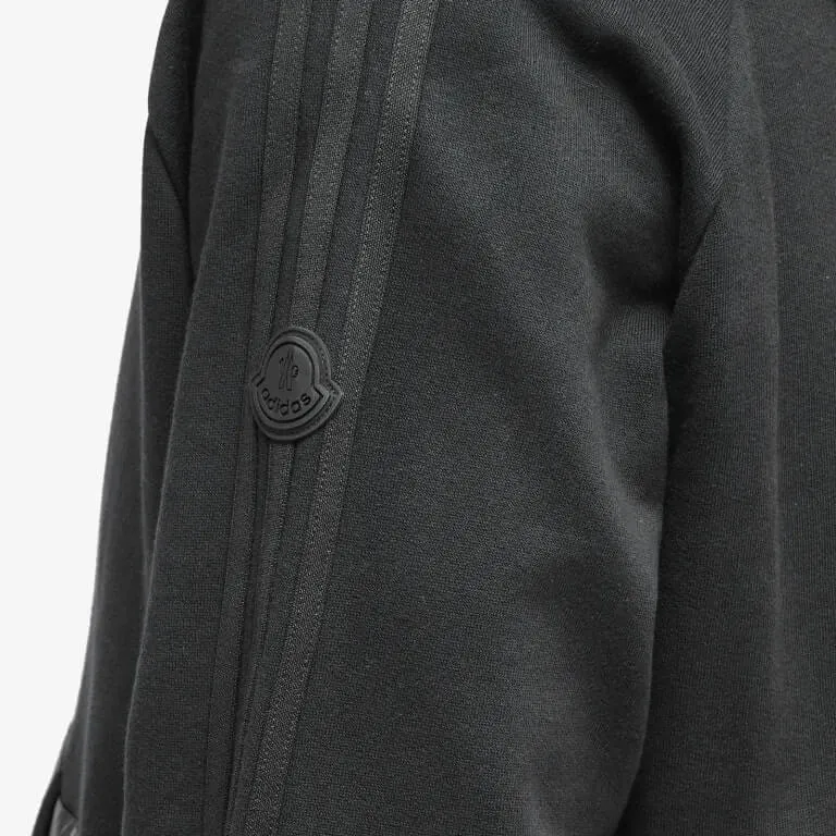 Moncler x Adidas Originals Down Panel Sweatshirt, black