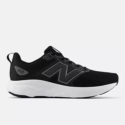 NEW BALANCE MEN'S  460V4 BLACK/WHITE RUNNING SHOE
