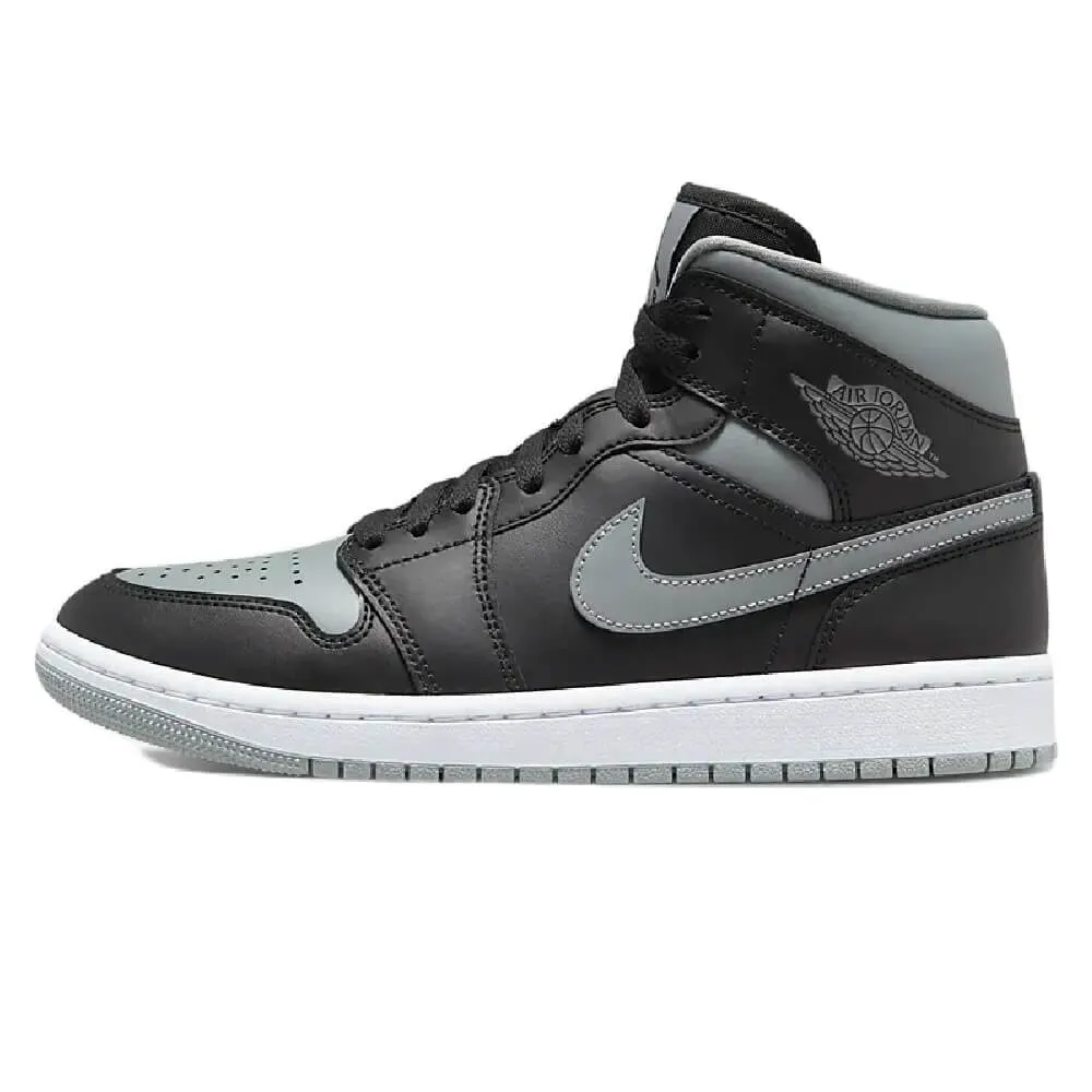 Nike Air Jordan 1 Mid, white/gray/black