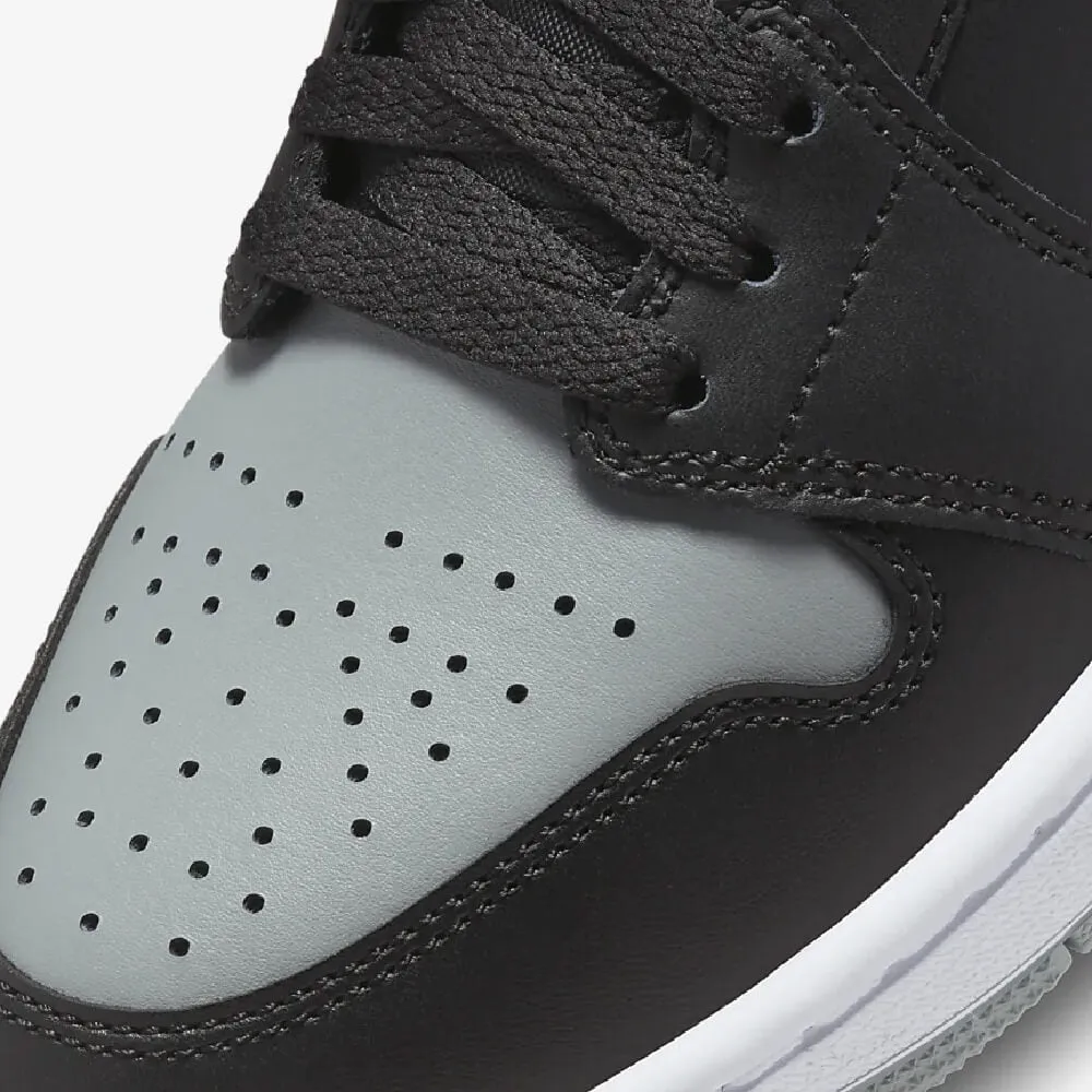 Nike Air Jordan 1 Mid, white/gray/black