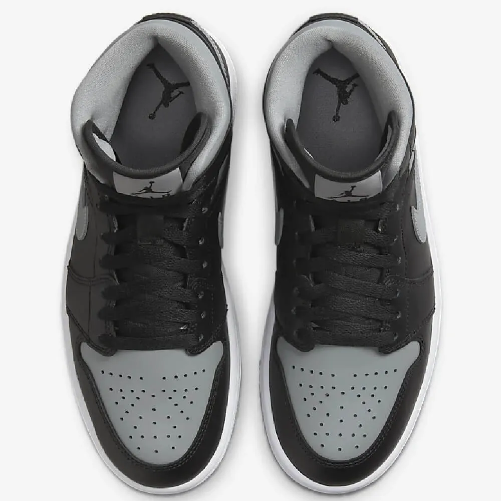 Nike Air Jordan 1 Mid, white/gray/black
