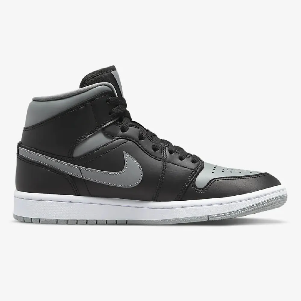 Nike Air Jordan 1 Mid, white/gray/black