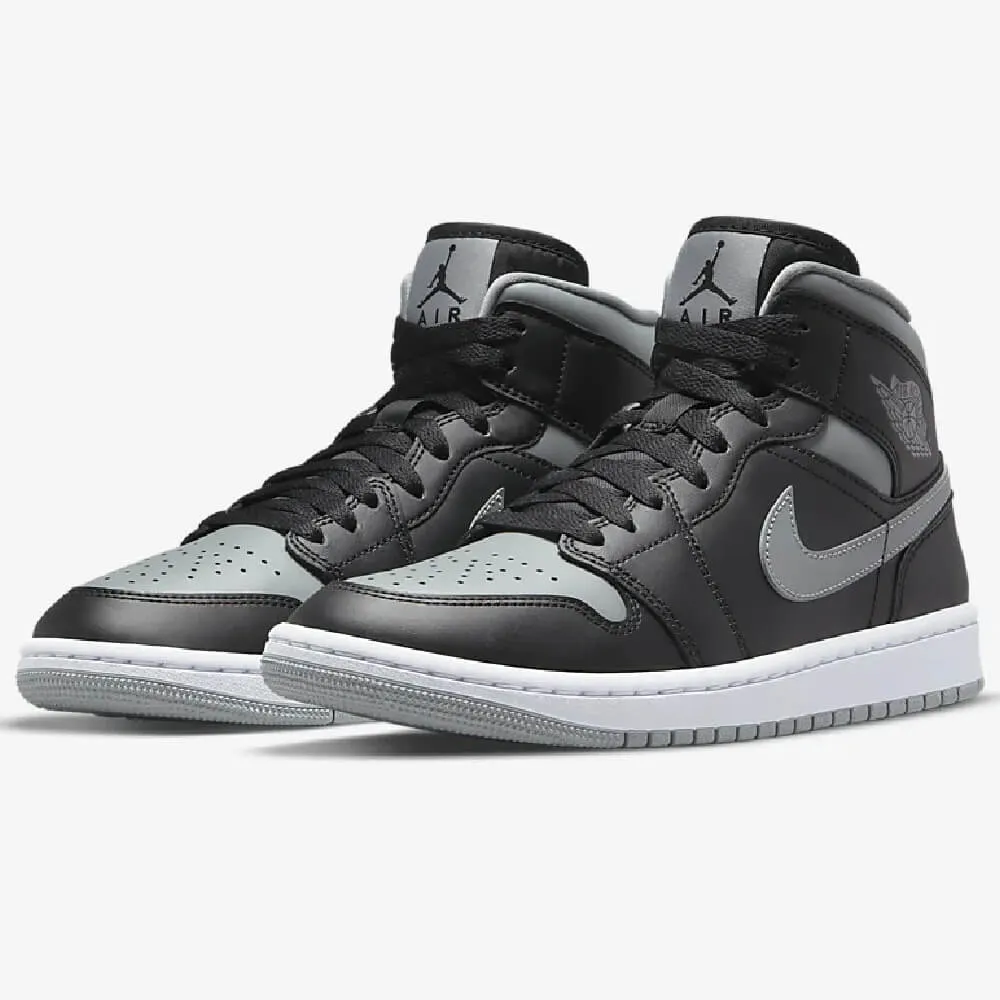 Nike Air Jordan 1 Mid, white/gray/black