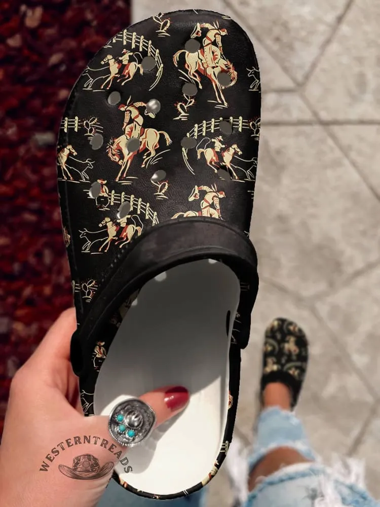Rodeo West Holey Clogs