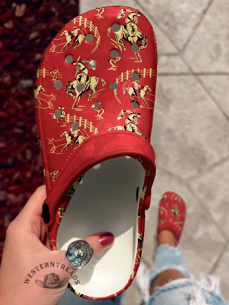 Rodeo West Holey Clogs