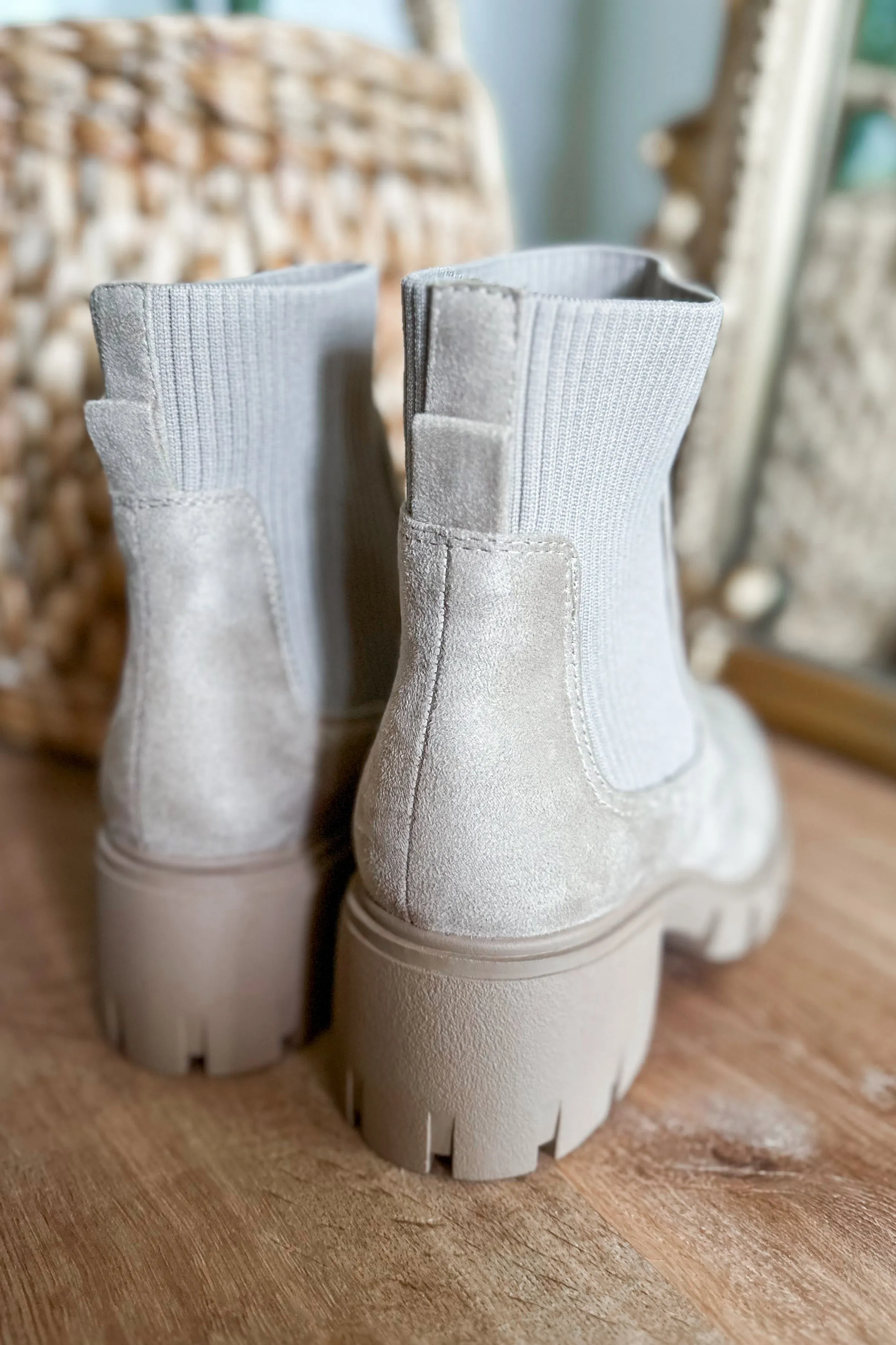 Soda Zordy Pull On Chunky Heel Ankle Boot *FINAL SALE*
