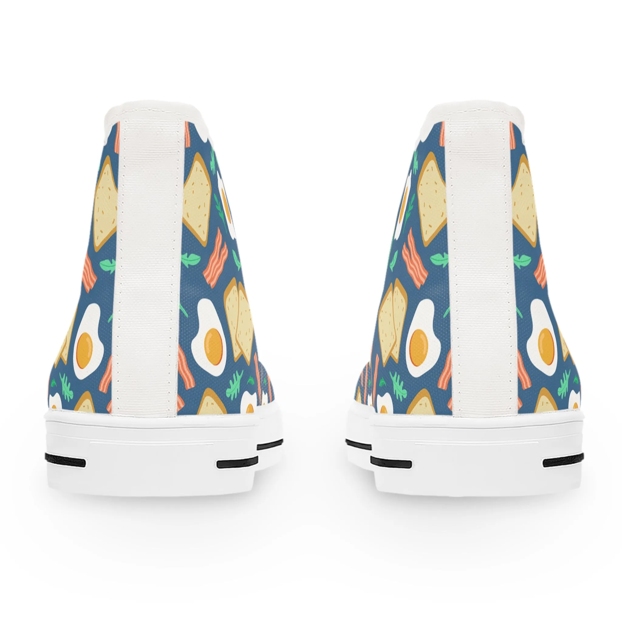 Toast and Eggs Women's High Top Sneakers