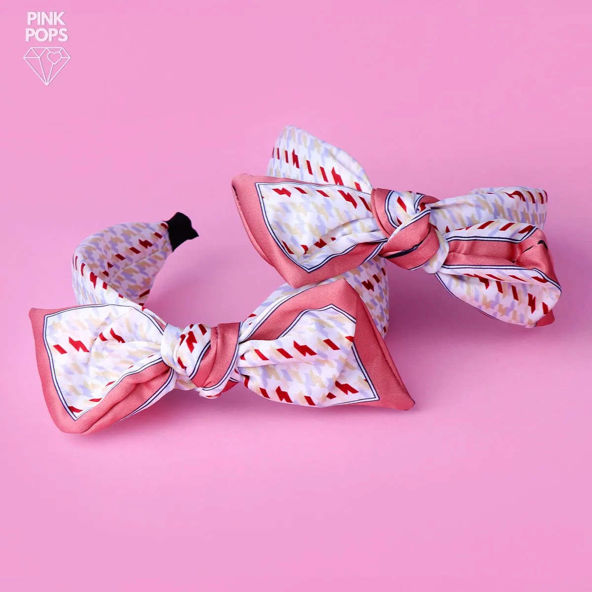 Trendy Border Turband Knotted Headband
