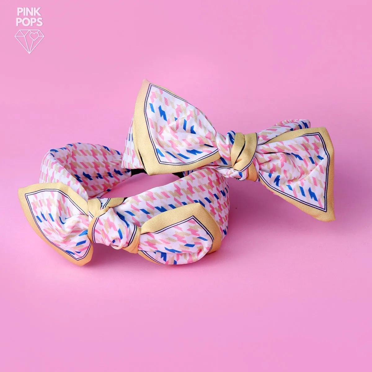 Trendy Border Turband Knotted Headband