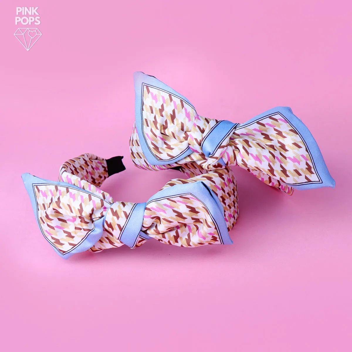 Trendy Border Turband Knotted Headband