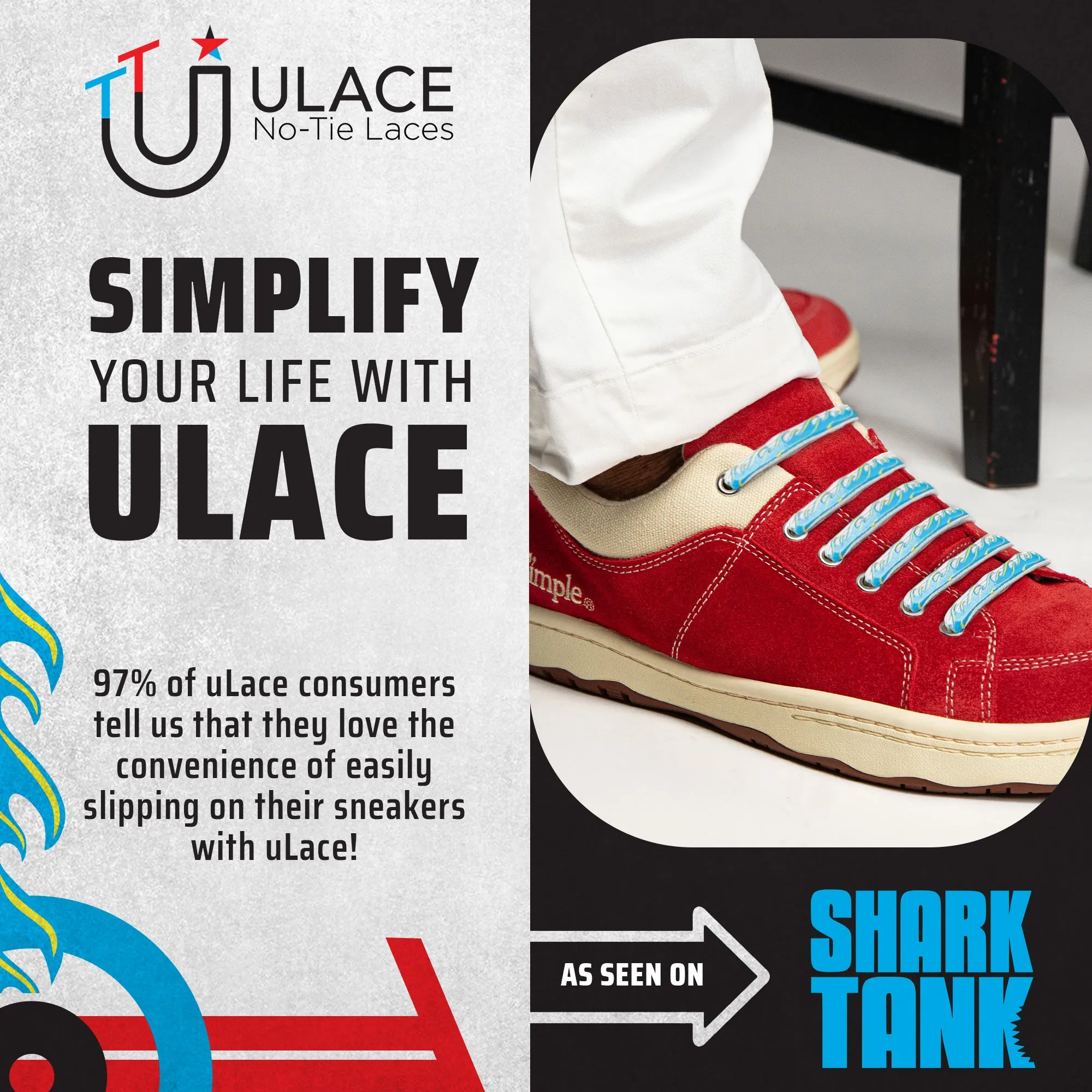 U-Lace Siliprint - Waves