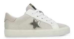 Vail - Gold Star White Laced Low Top Taupe
