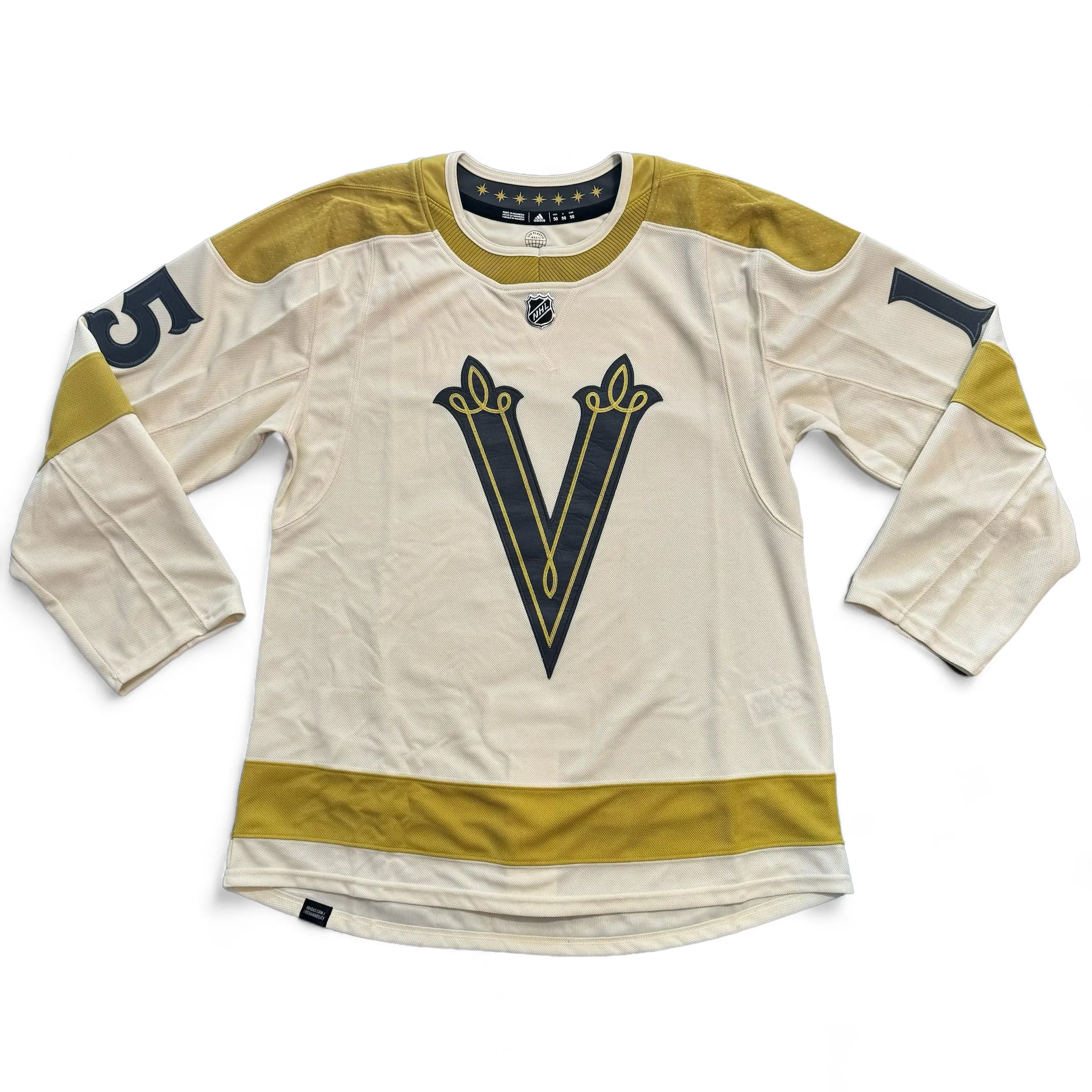 Vegas Golden Knights Hanifin #15 Men's Adidas Primegreen Winter Classic Jersey (FINAL SALE)