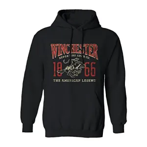 Winchester Classic - Vintage 1866 Horse and Rider - Fleece Pullover Hoodie