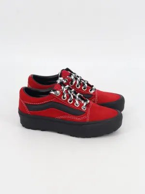 Women's Textured Casual Shoes,Red