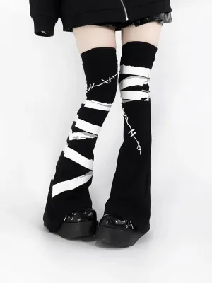 Y2K Kawaii Leg Warmers - Japanese Subculture Lolita Boot Cuffs